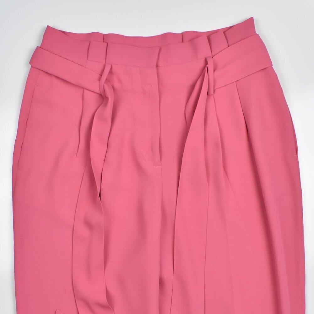 Boden Melina Paperbag Tie Waist Poppy Pants - 8 - Picture 3 of 6